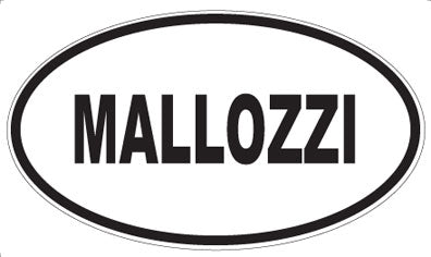 MALLOZZI - Oval Magnet