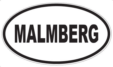 MALMBERG - Oval Sticker