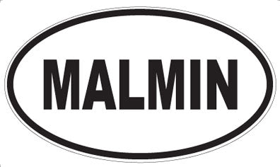 MALMIN - Oval Sticker