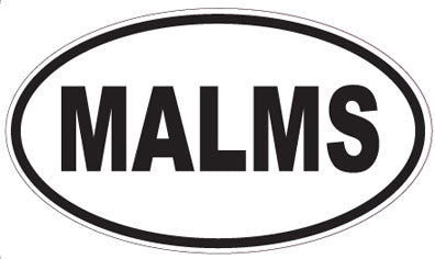 MALMS - Oval Sticker