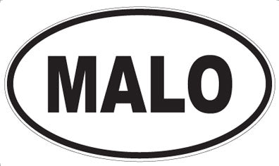 MALO - Oval Sticker