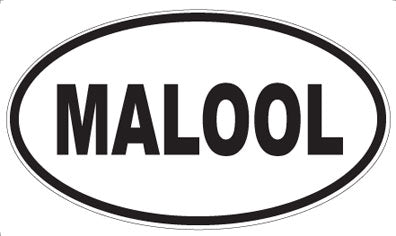 MALOOL - Oval Magnet