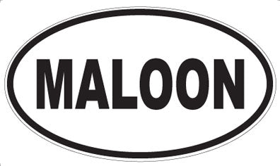 MALOON - Oval Magnet