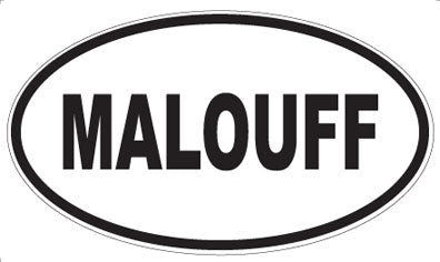 MALOUFF - Oval Magnet