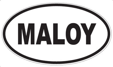 MALOY - Oval Magnet