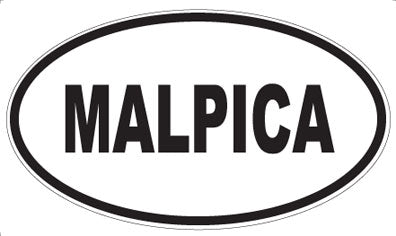 MALPICA - Oval Sticker