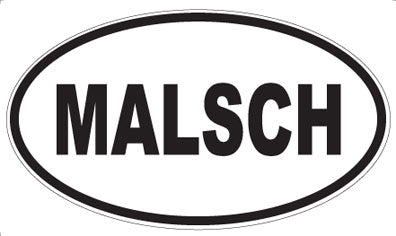 MALSCH - Oval Magnet