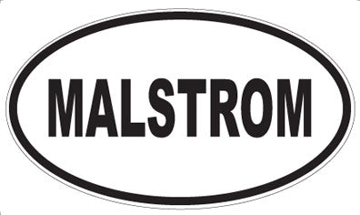 MALSTROM - Oval Magnet