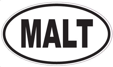 MALT - Oval Sticker
