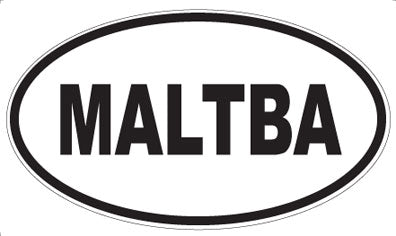 MALTBA - Oval Sticker