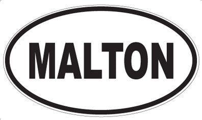 MALTON - Oval Magnet