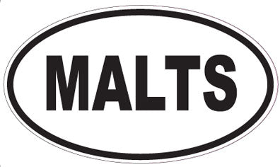 MALTS - Oval Magnet
