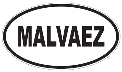 MALVAEZ - Oval Magnet