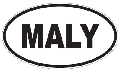 MALY - Oval Magnet
