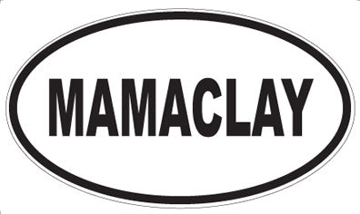 MAMACLAY - Oval Magnet