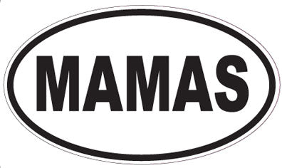MAMAS - Oval Magnet