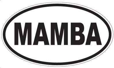 MAMBA - Oval Magnet