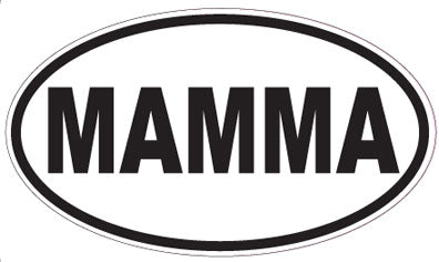 MAMMA - Oval Sticker