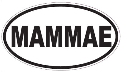 MAMMAE - Oval Sticker