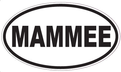 MAMMEE - Oval Sticker