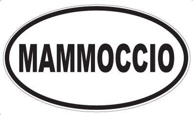 MAMMOCCIO - Oval Sticker