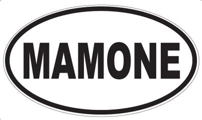 MAMONE - Oval Magnet