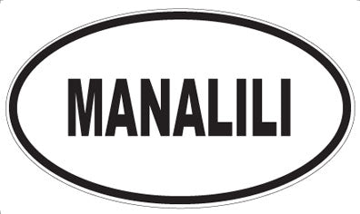 MANALILI - Oval Magnet