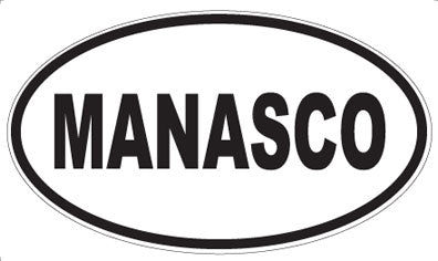 MANASCO - Oval Sticker