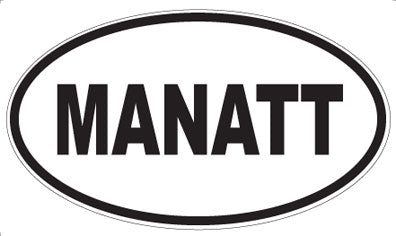 MANATT - Oval Magnet
