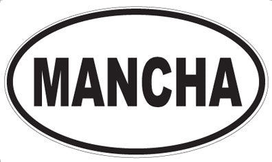 MANCHA - Oval Magnet