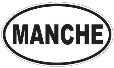 MANCHE - Oval Sticker