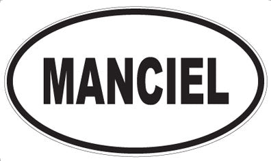 MANCIEL - Oval Sticker