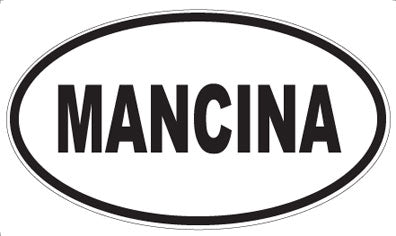 MANCINA - Oval Magnet