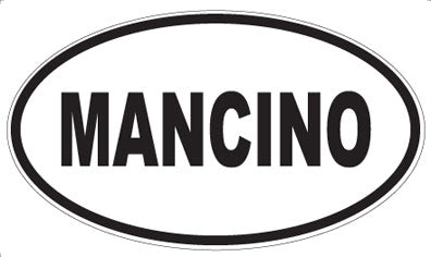 MANCINO - Oval Sticker