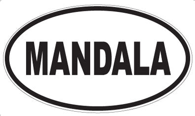 MANDALA - Oval Magnet
