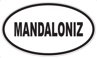 MANDALONIZ - Oval Sticker