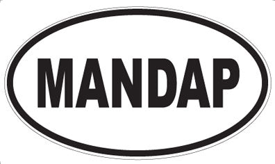 MANDAP - Oval Magnet
