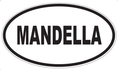 MANDELLA - Oval Sticker