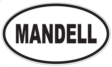 MANDELL - Oval Magnet