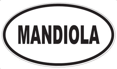 MANDIOLA - Oval Magnet
