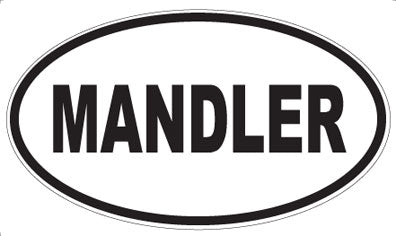 MANDLER - Oval Magnet