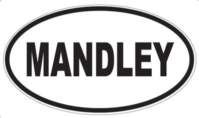 MANDLEY - Oval Magnet