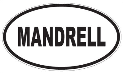 MANDRELL - Oval Magnet