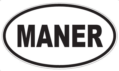 MANER - Oval Magnet