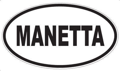 MANETTA - Oval Sticker