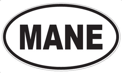 MANE - Oval Magnet