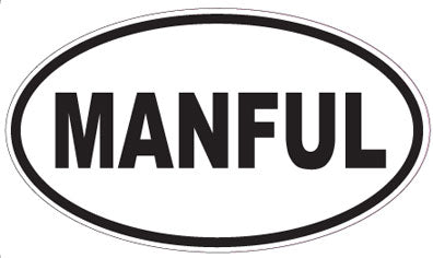 MANFUL - Oval Sticker