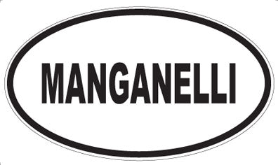 MANGANELLI - Oval Magnet