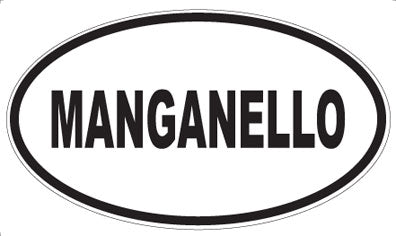 MANGANELLO - Oval Magnet