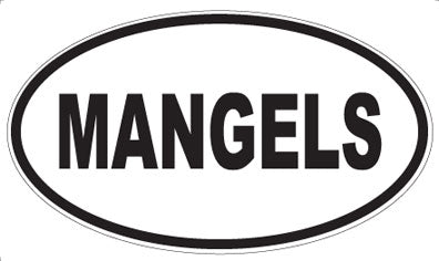 MANGELS - Oval Magnet